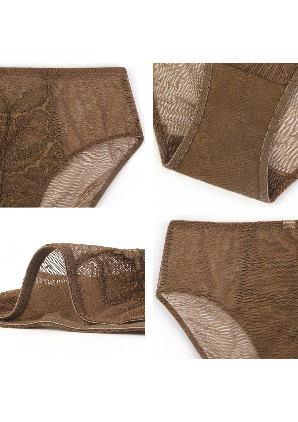 Enchante High-Rise Lace Brief Underwear
