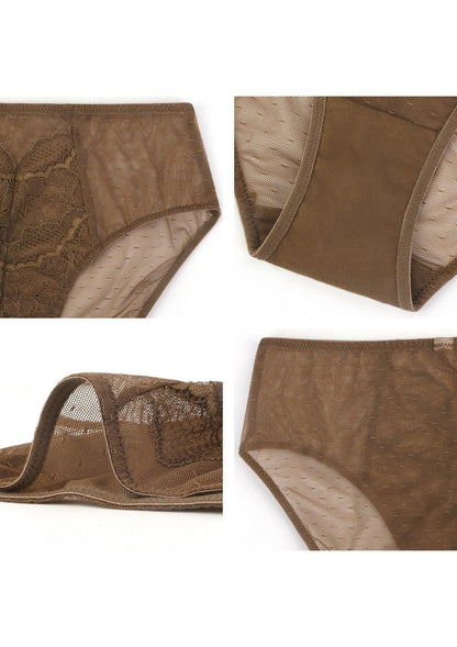 Enchante High-Rise Lace Brief Underwear