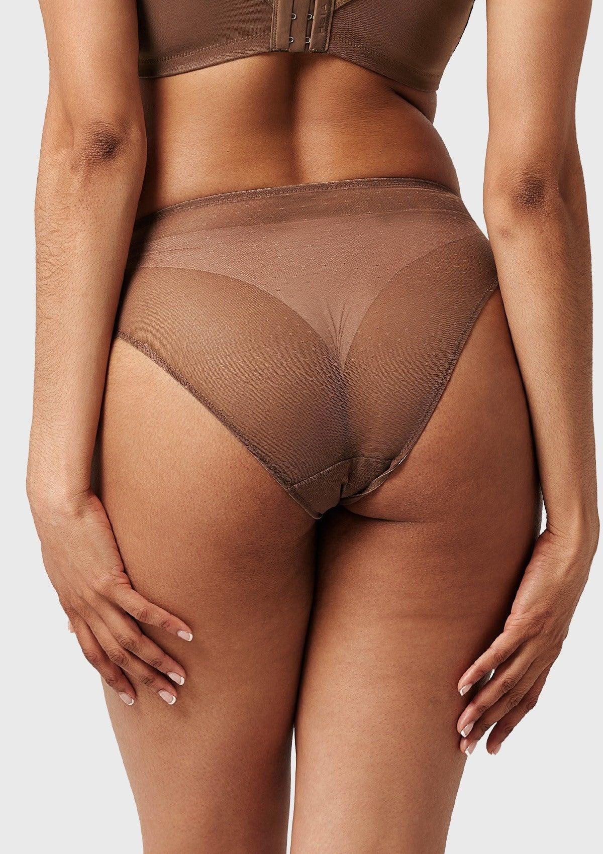 Enchante High-Rise Lace Brief Underwear