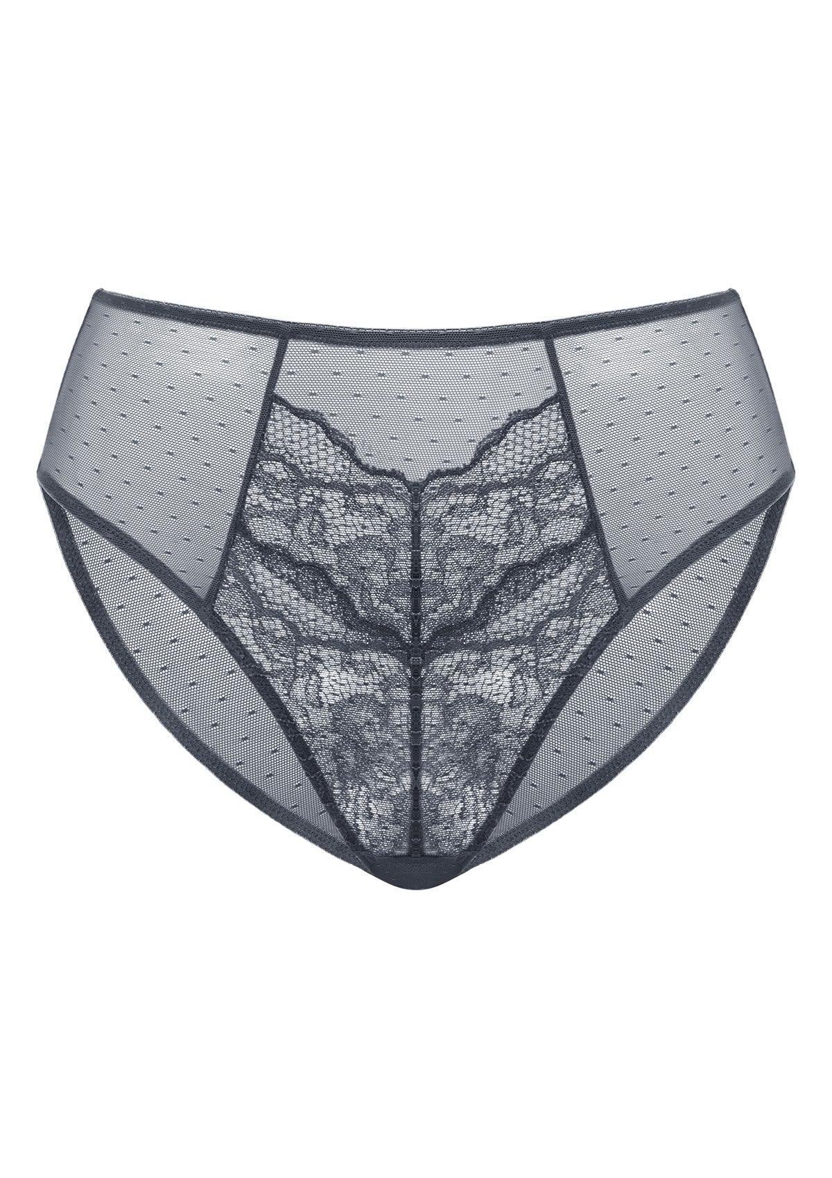 Enchante High-Rise Lace Brief Underwear