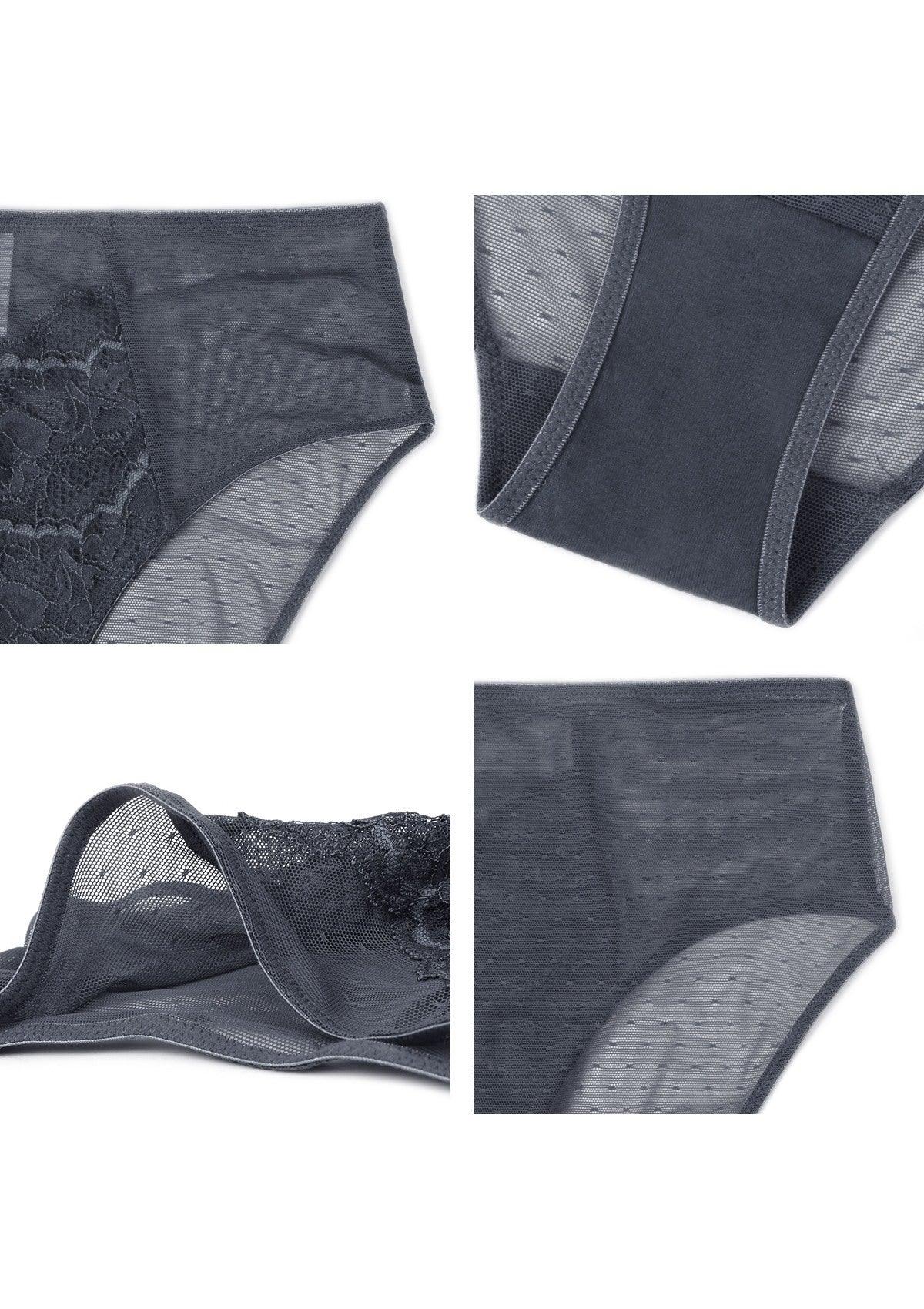 Enchante High-Rise Lace Brief Underwear