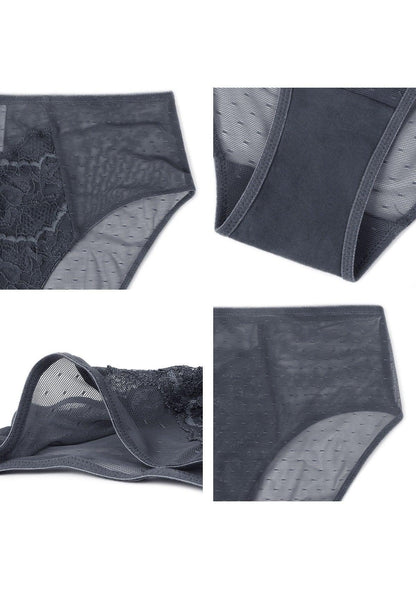 Enchante High-Rise Lace Brief Underwear