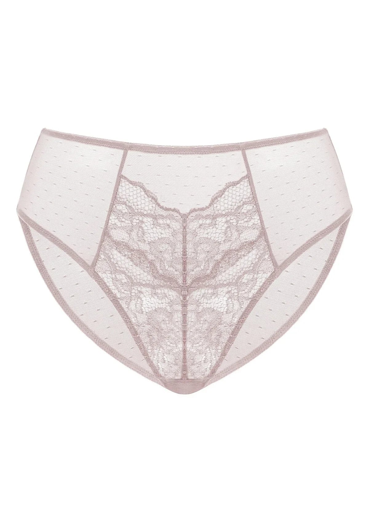 Enchante High-Rise Lace Brief Underwear