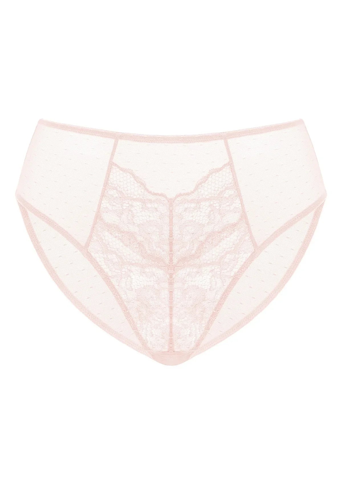 Enchante High-Rise Lace Brief Underwear