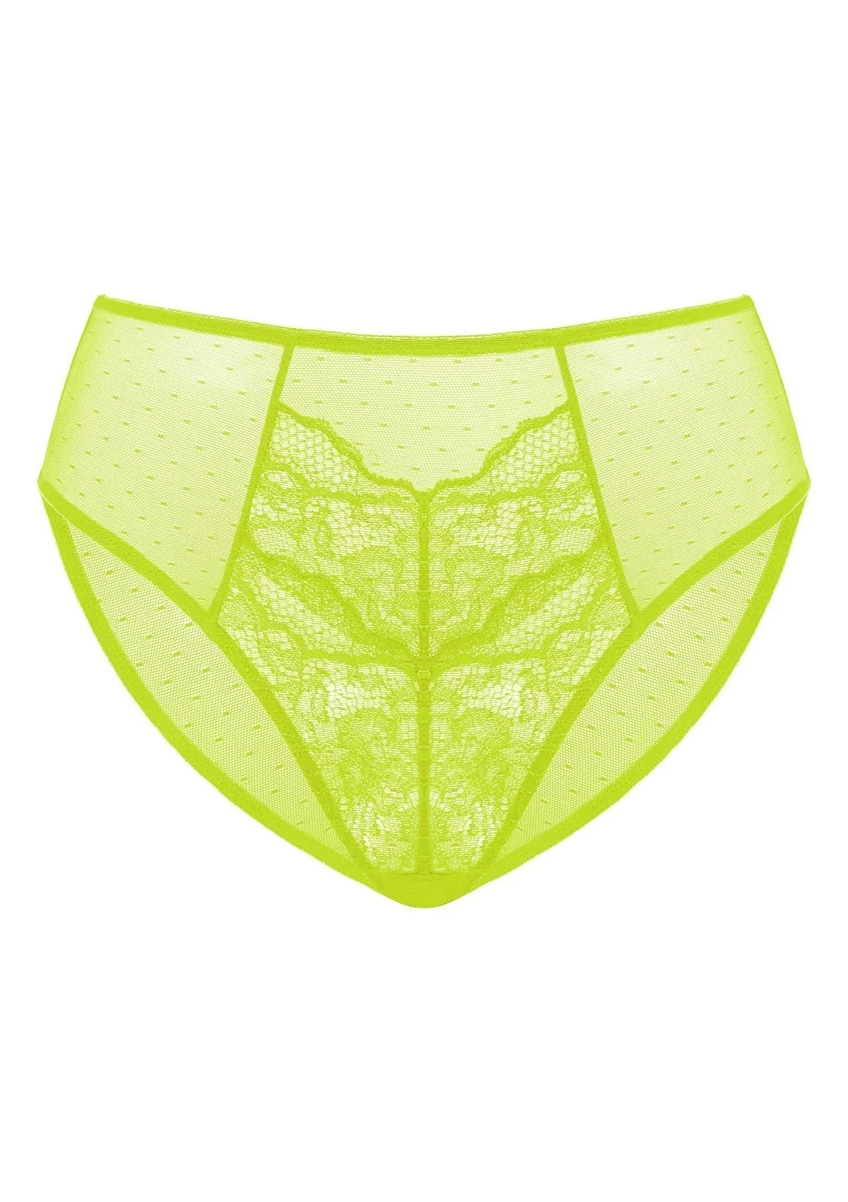 Enchante High-Rise Lace Brief Underwear