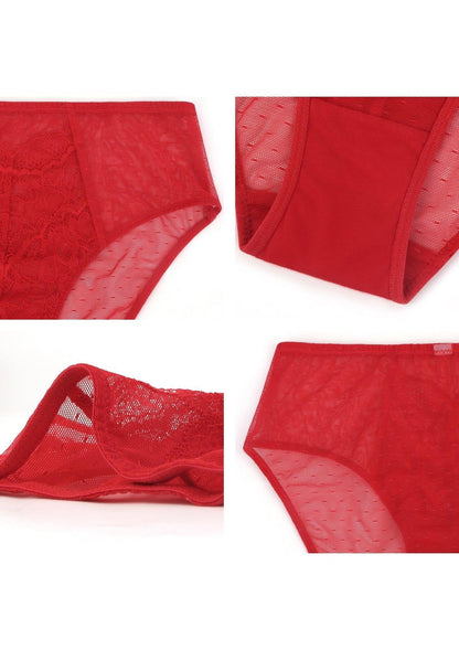 Enchante High-Rise Lace Brief Underwear