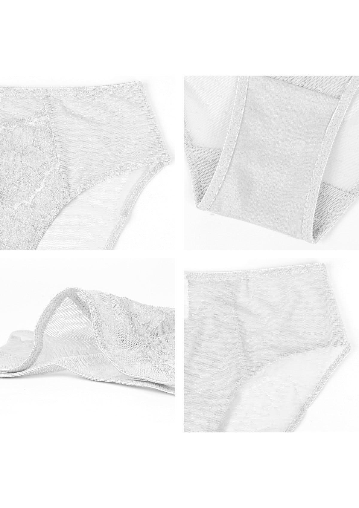 Enchante High-Rise Lace Brief Underwear