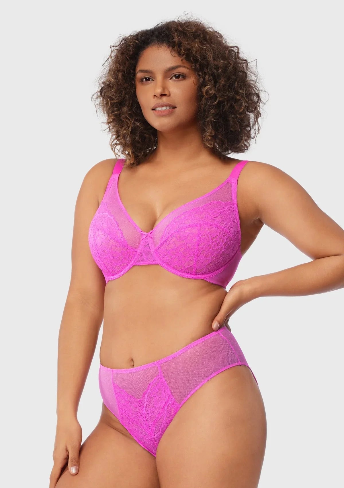 Enchante Lace Unlined Full Coverage Underwire Bra