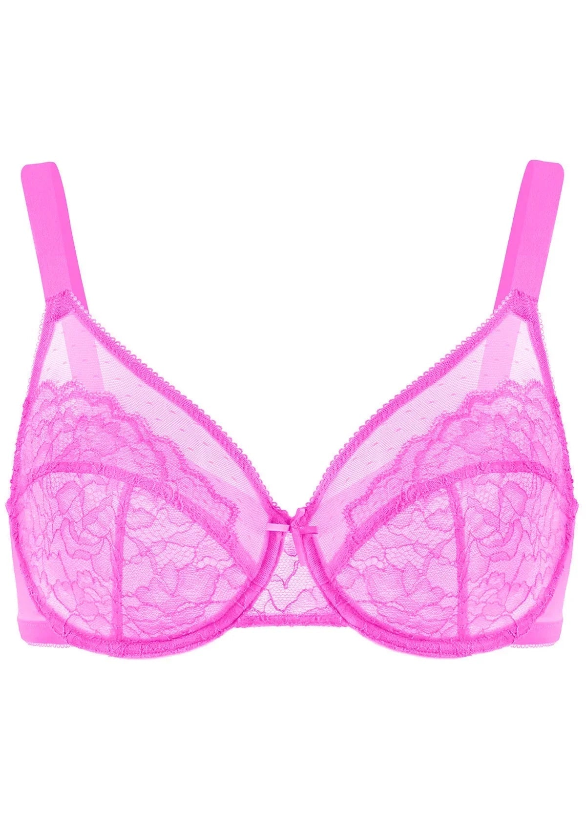 Enchante Unlined Non-padded Lace Underwire Bra