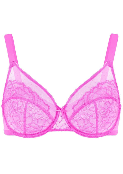 Enchante Unlined Non-padded Lace Underwire Bra