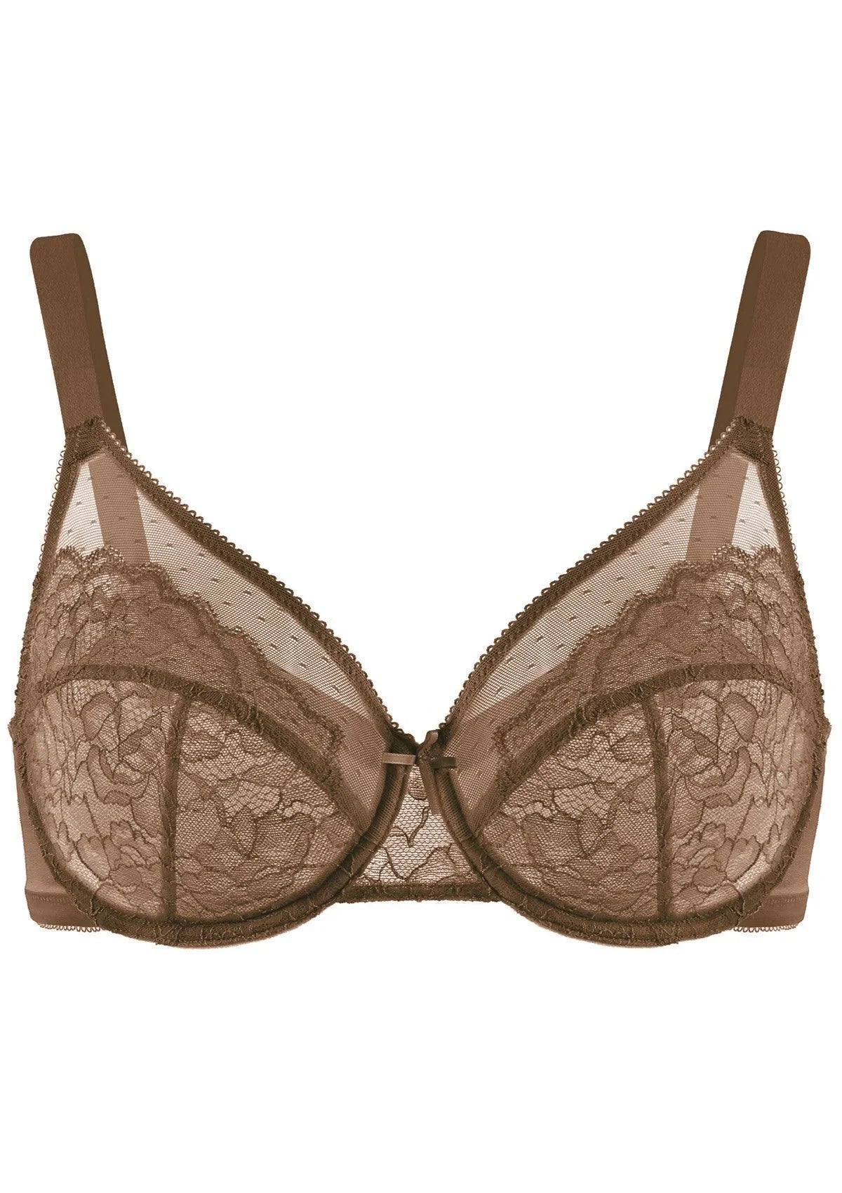 Enchante Lace Unlined Full Coverage Underwire Bra