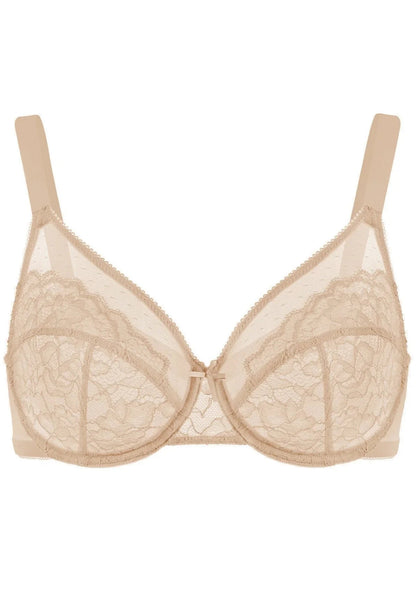 Enchante Lace Unlined Full Coverage Underwire Bra