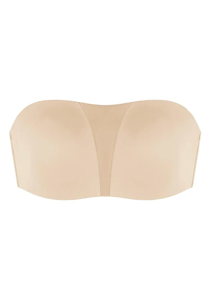 Fiery Unlined Seamless Comfort Underwire Plus Size Bandeau Strapless Bra