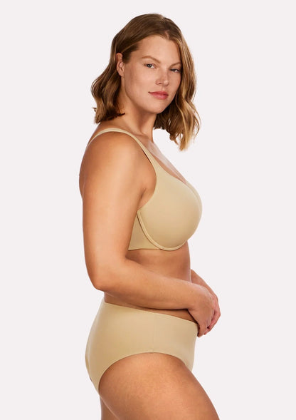HSIA Ultra Comfort Lightly Padded T-shirt Minimizer Full Coverage Bra