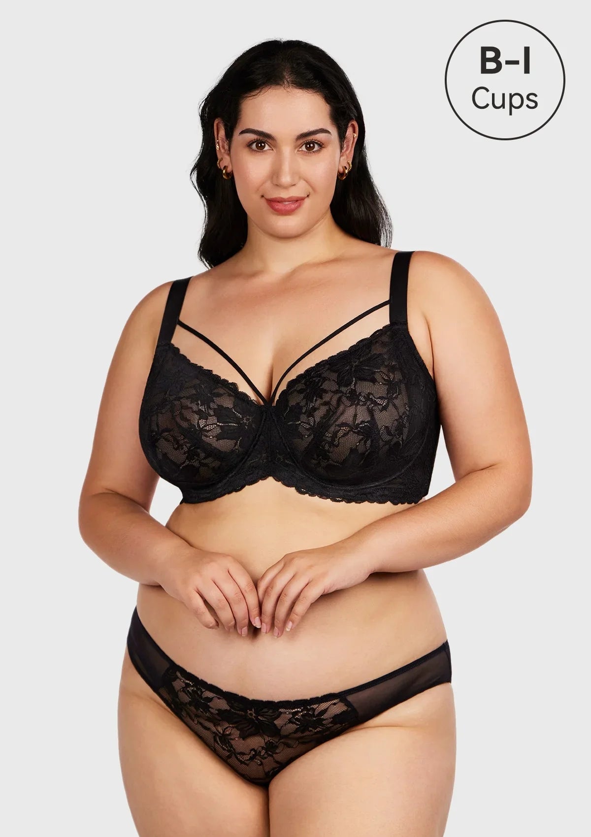 Pretty In Petals Unlined Strappy Lace Bra