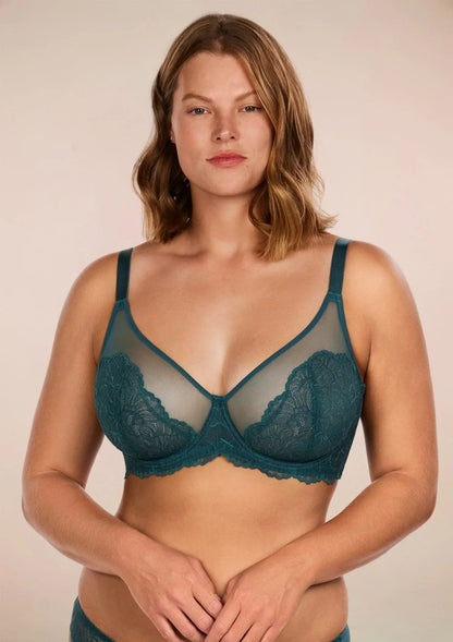 HSIA Blossom Unlined Lace Underwire Bra