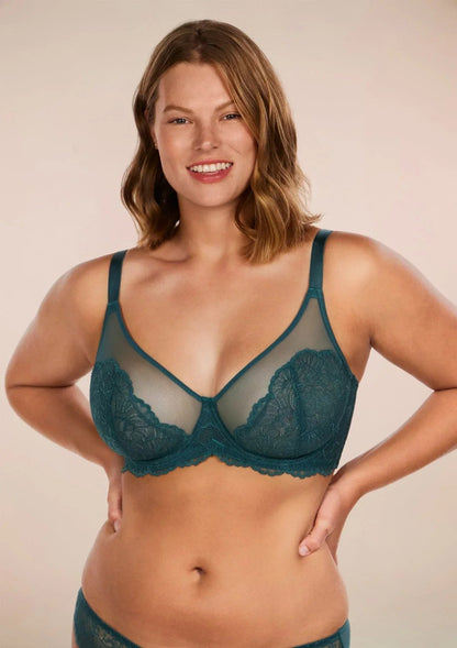 HSIA Blossom Unlined Lace Underwire Bra