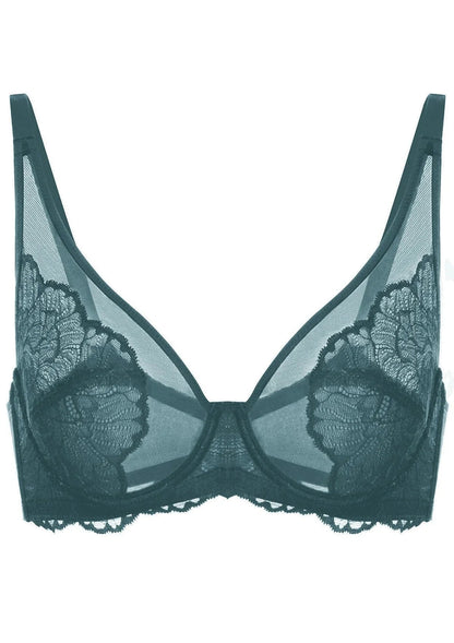 HSIA Blossom Unlined Lace Underwire Bra
