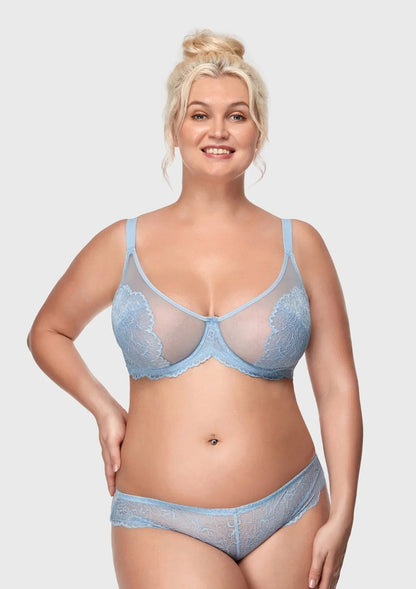 HSIA Blossom Unlined Lace Underwire Bra