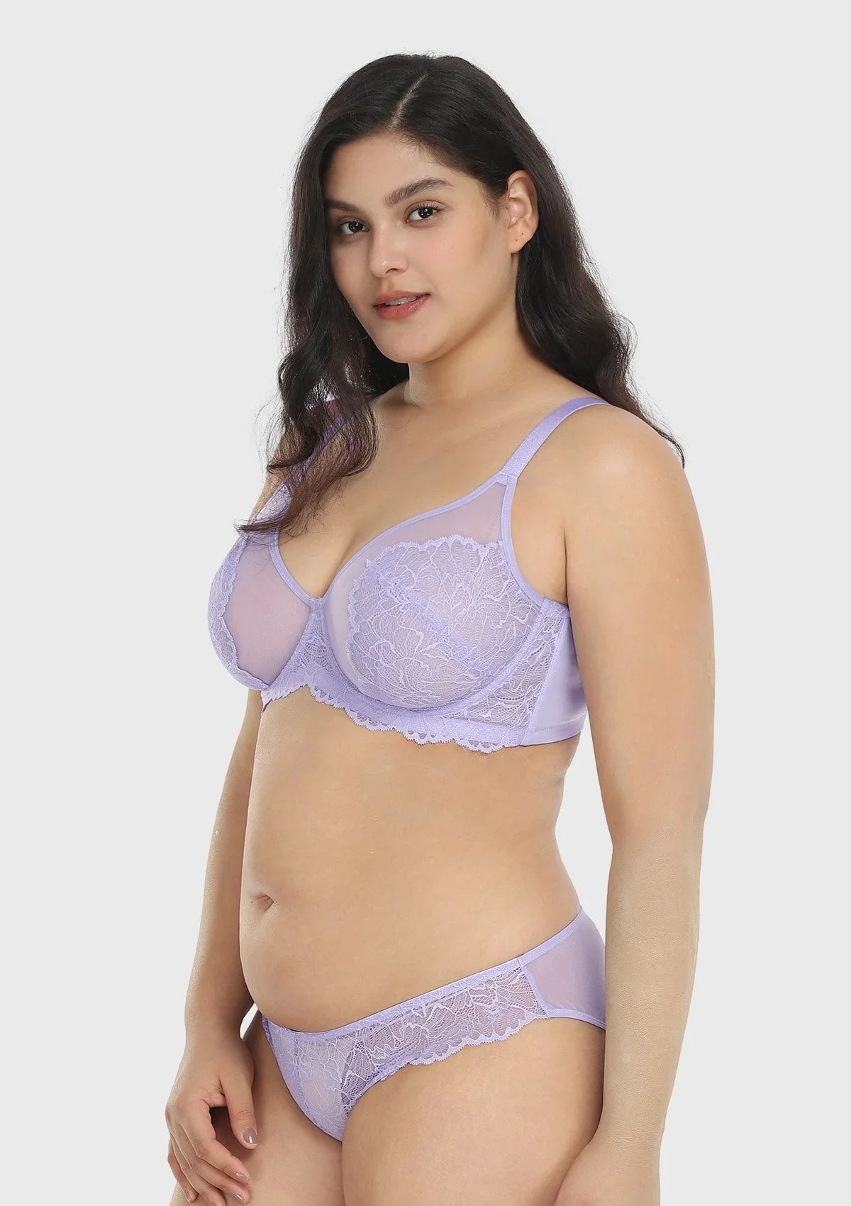 HSIA Blossom Unlined Lace Underwire Bra