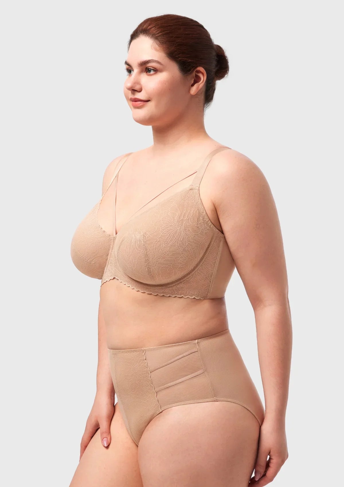 HSIA Penumbra Floralette Unlined Strappy Lace Uderwire Bra