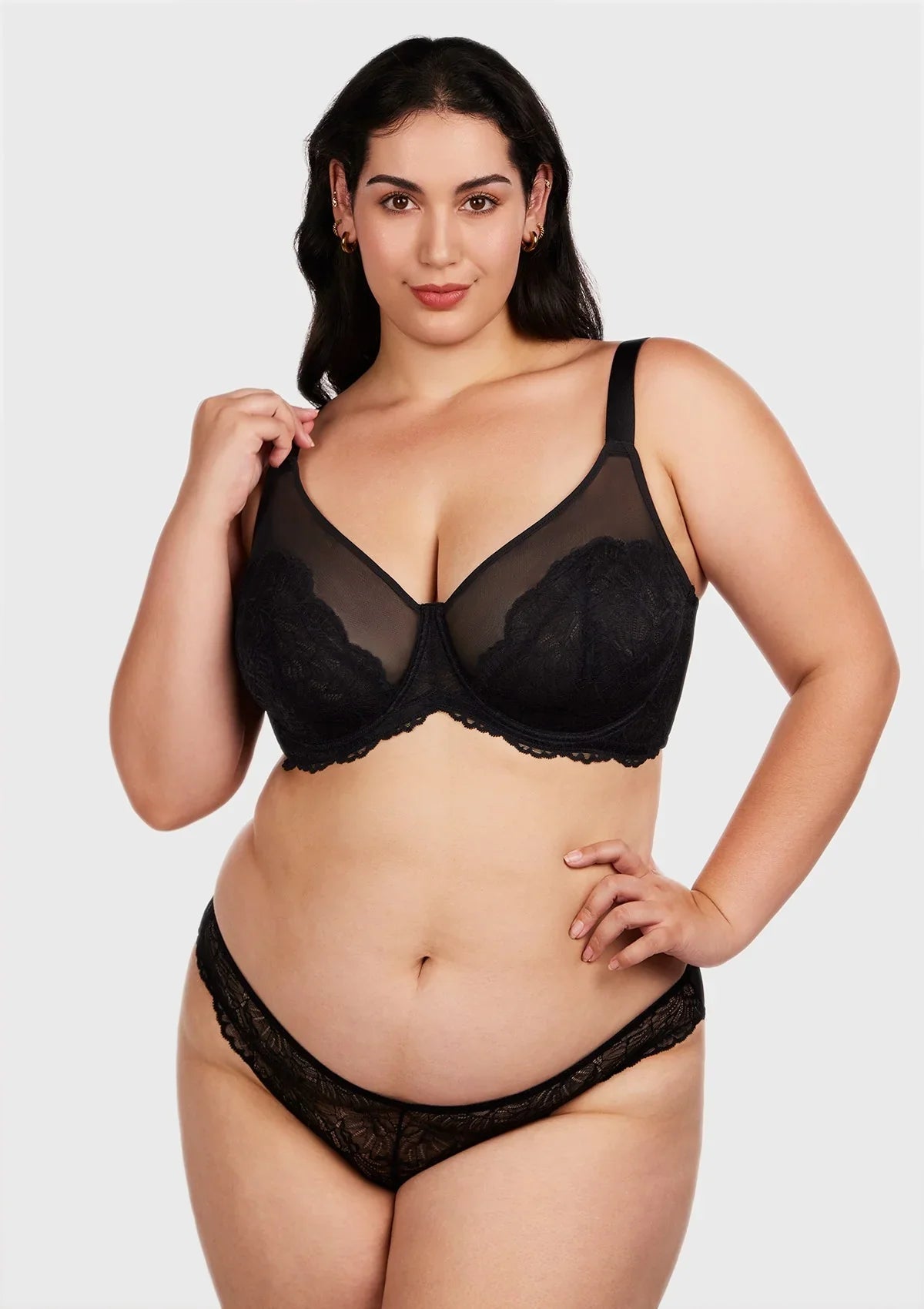 HSIA Blossom Unlined Lace Underwire Bra