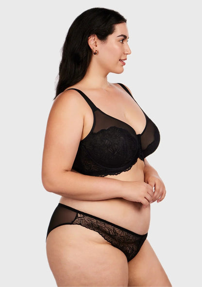 HSIA Blossom Unlined Lace Underwire Bra