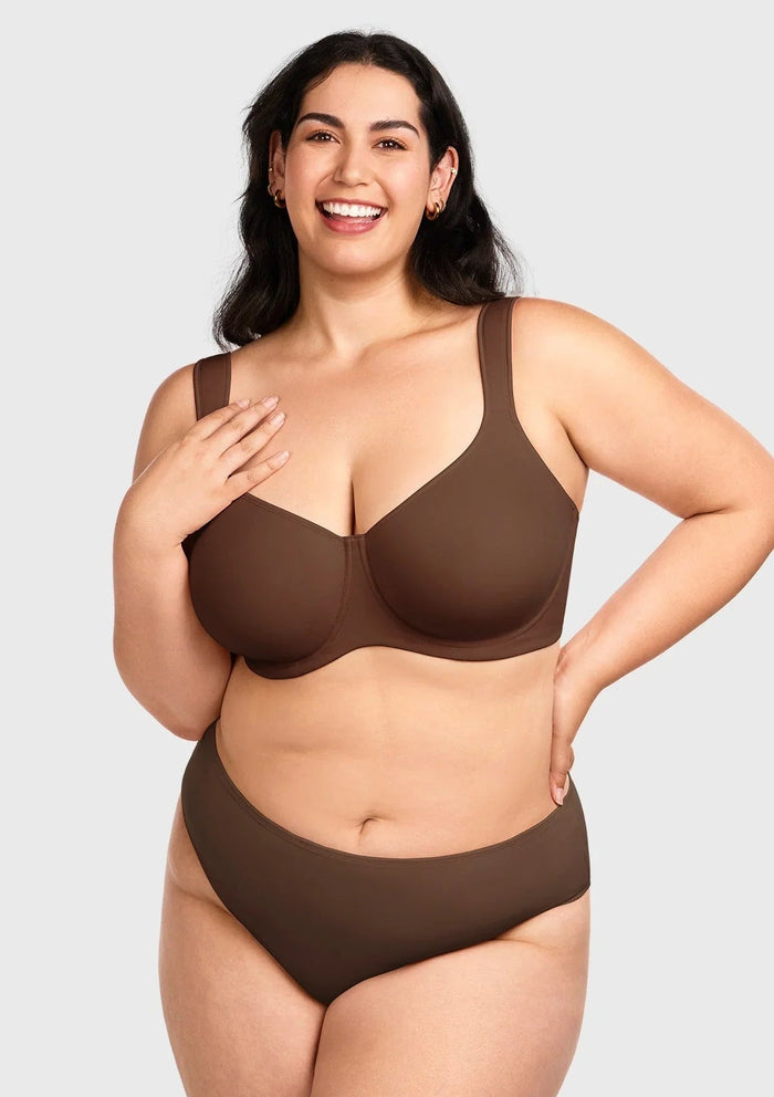 Joan Ultimate Soft T-shirt Unlined Underwire Minimizer Bra