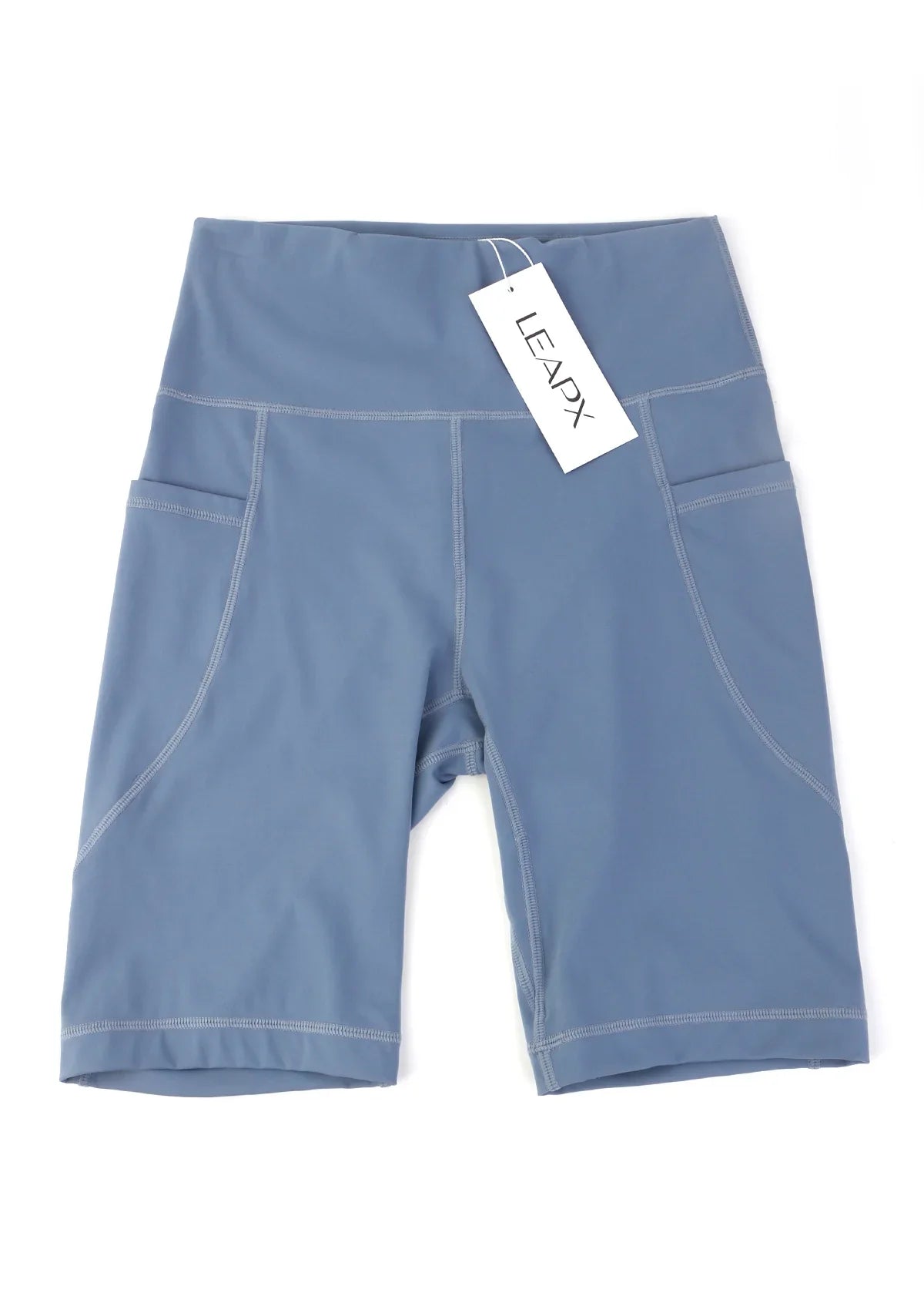 LEAPX Fluent High-Waist Sports Bike Shorts