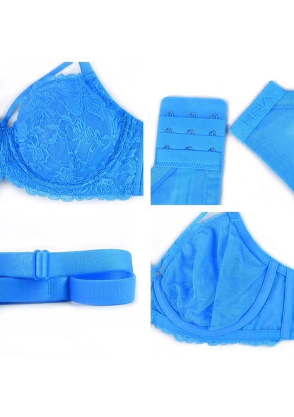 Pretty In Petals Unlined Strappy Lace Bra