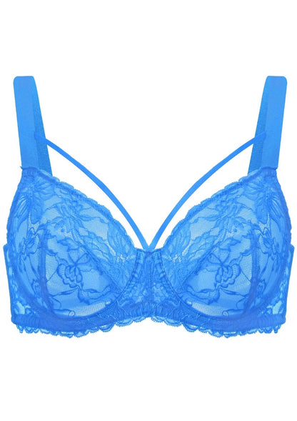 Pretty In Petals Unlined Strappy Lace Bra