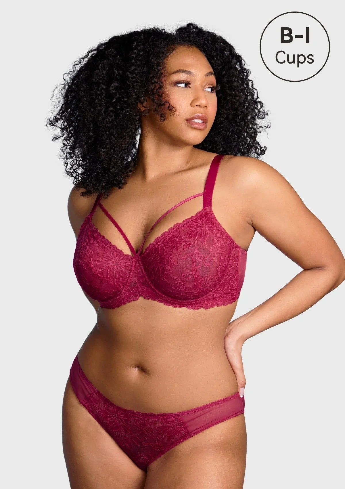 Pretty In Petals Unlined Strappy Lace Bra