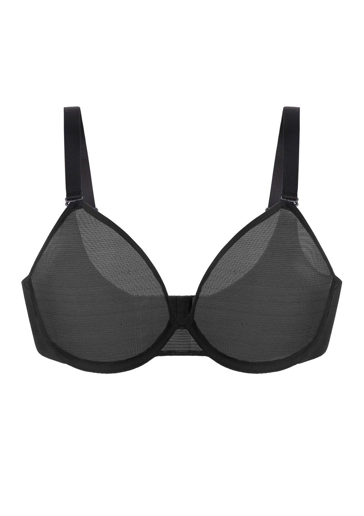 Seraphina Unlined Underwire Sheer Mesh Bra