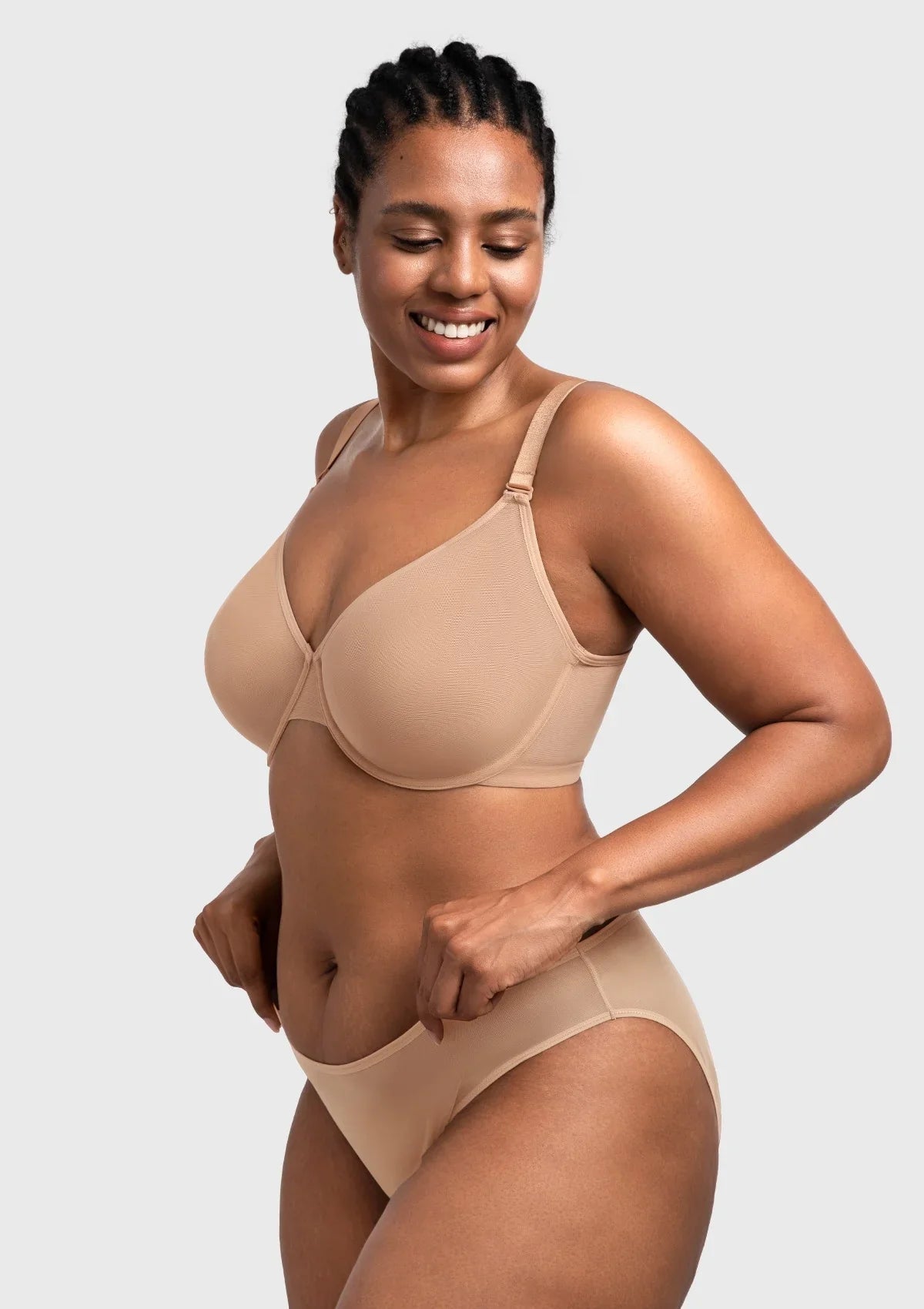Seraphina Unlined Underwire Sheer Mesh Bra