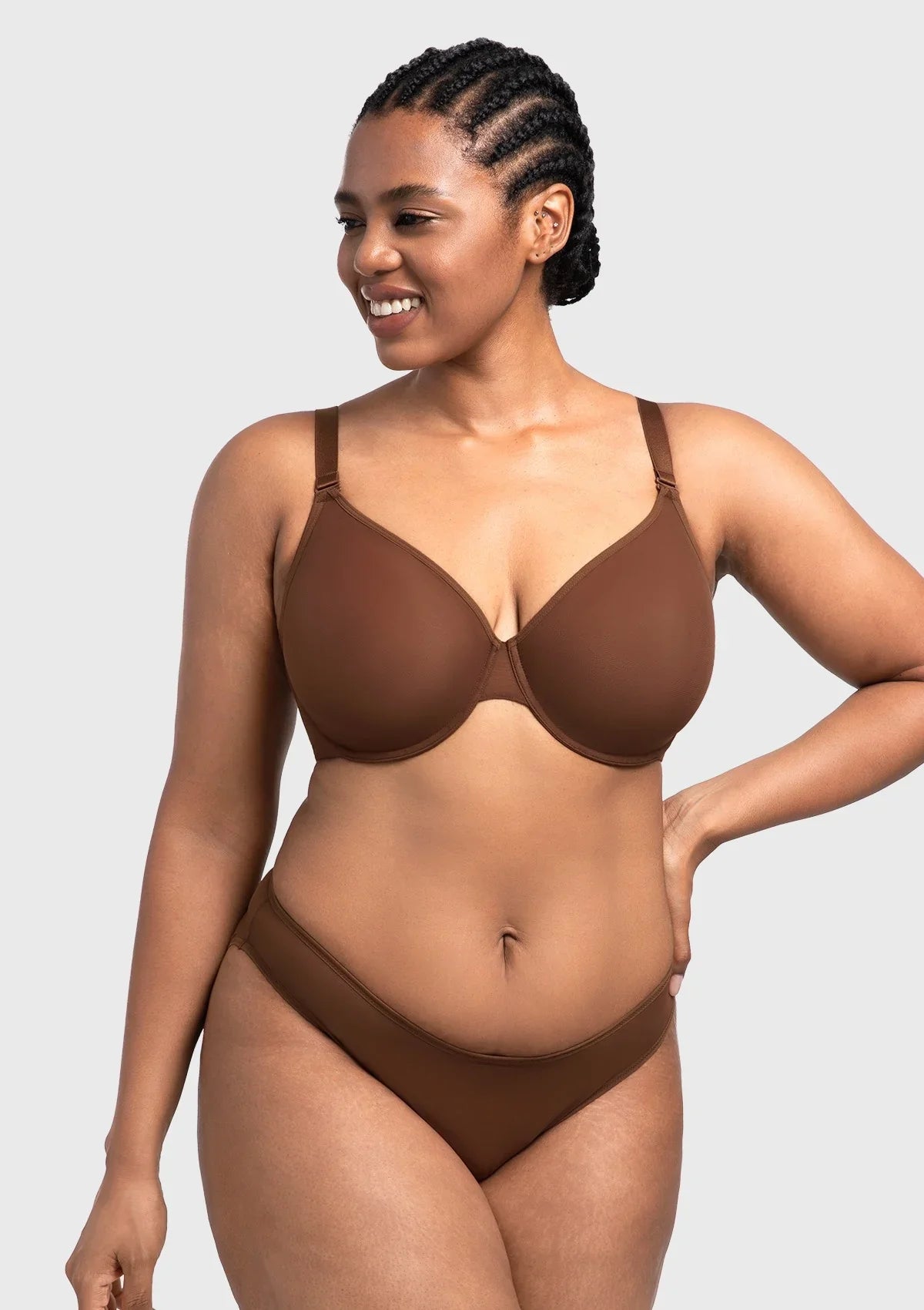 Seraphina Unlined Underwire Sheer Mesh Bra