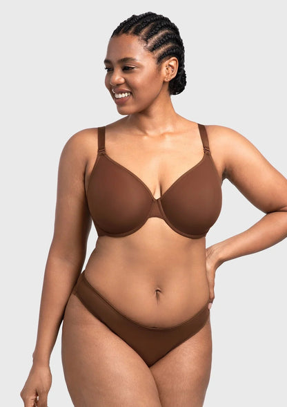 Seraphina Unlined Underwire Sheer Mesh Bra