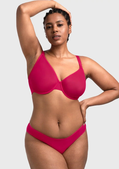 Seraphina Unlined Underwire Sheer Mesh Bra