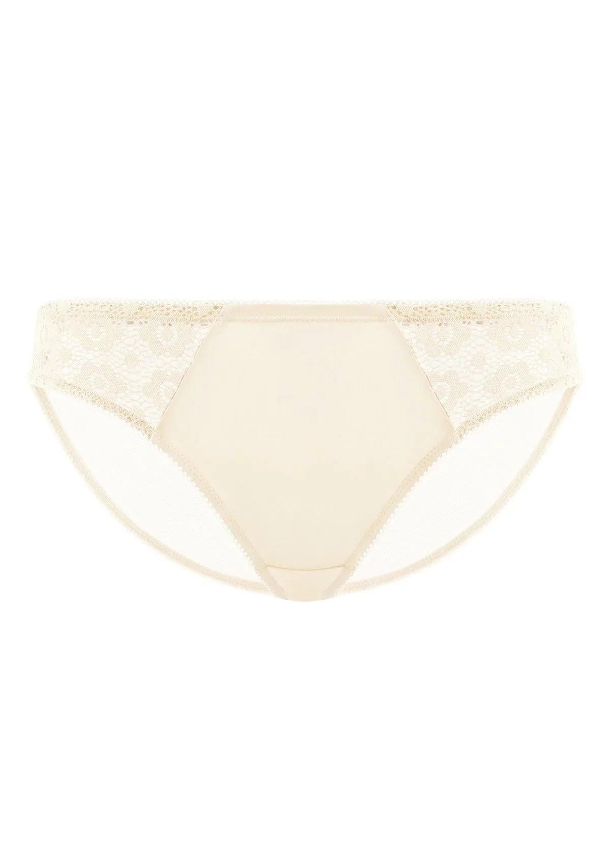Serena Comfort Champagne Lace Trim Bikini Underwear