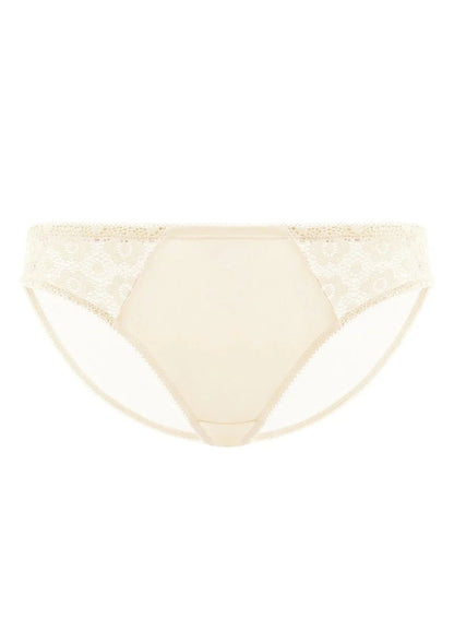Serena Comfort Champagne Lace Trim Bikini Underwear