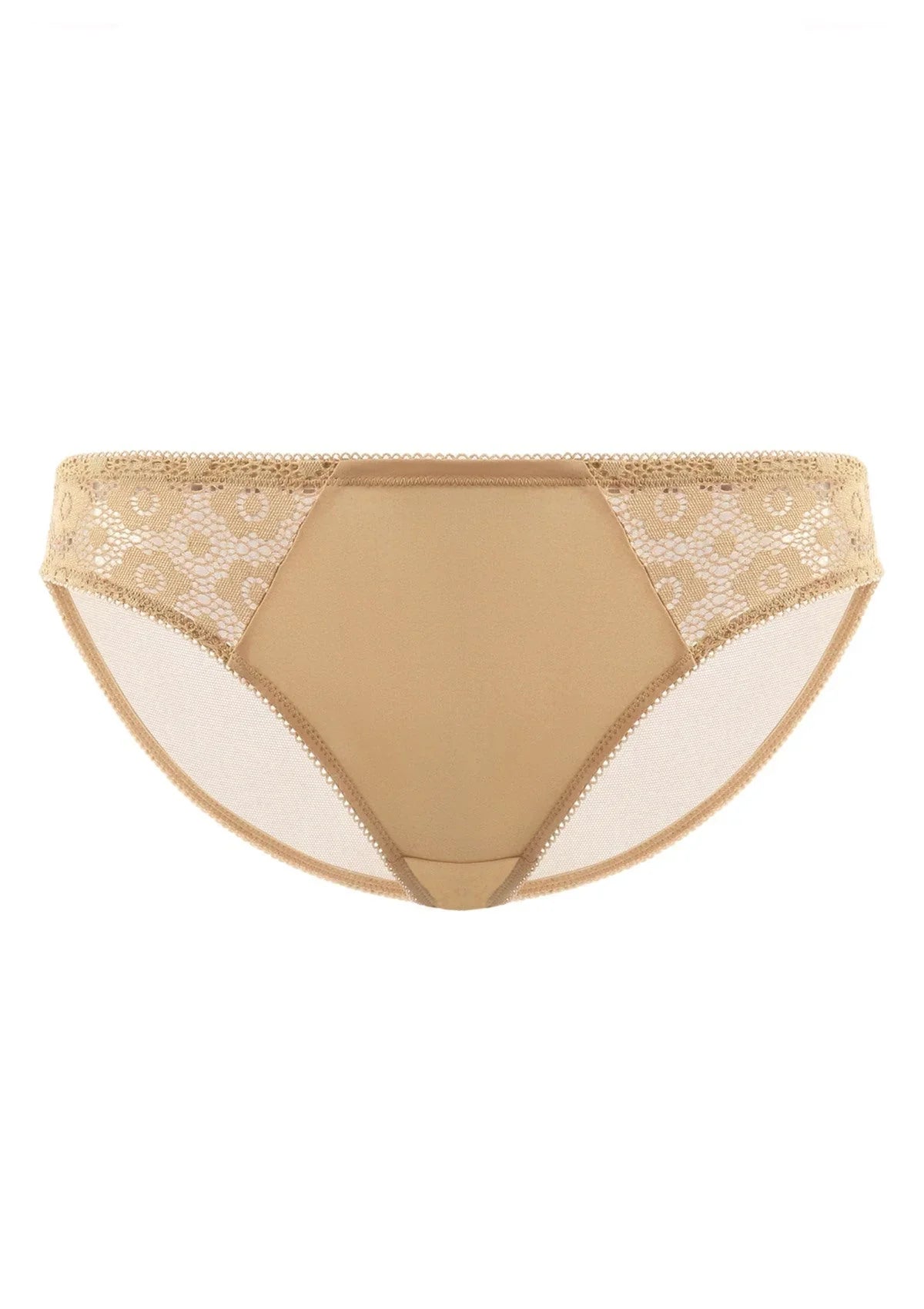 Serena Comfort Nude Lace Trim Bikini Underwear
