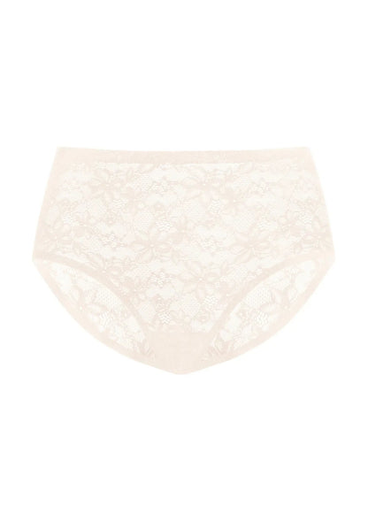 Silken Soft Floral Comfort Lace High-Waisted Breathable Underwear