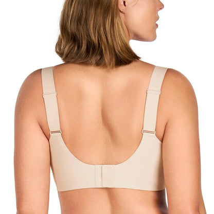 Songful CloudSoft Mesh Plus Size V-Neck Wireless Ultimate Comfort Seamless T-shirt Bra