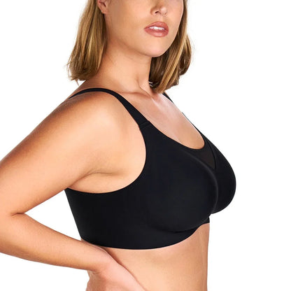 Songful CloudSoft Mesh Plus Size V-Neck Wireless Ultimate Comfort Seamless T-shirt Bra