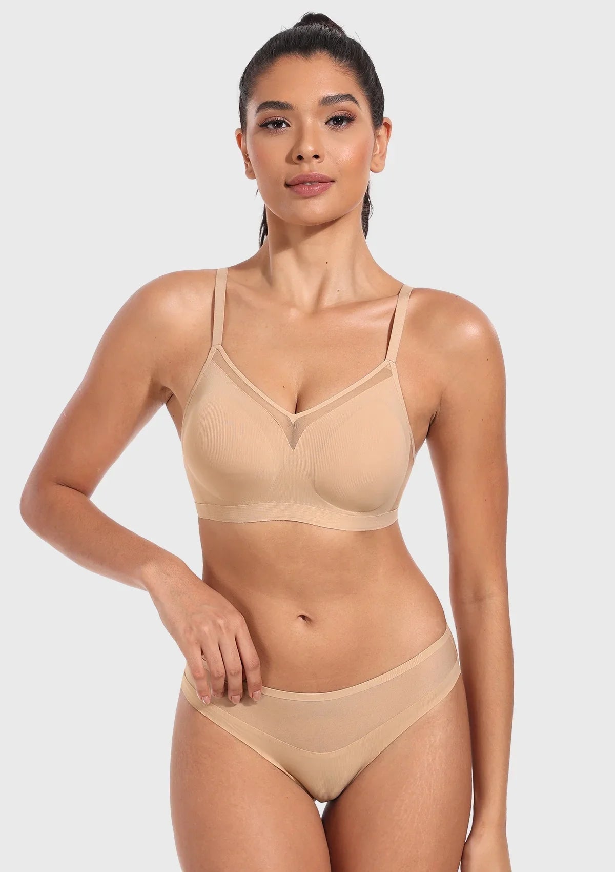 Songful CloudSoft Seamless Wireless Full Coverage Everyday Comfort Cooling T-shirt Bra