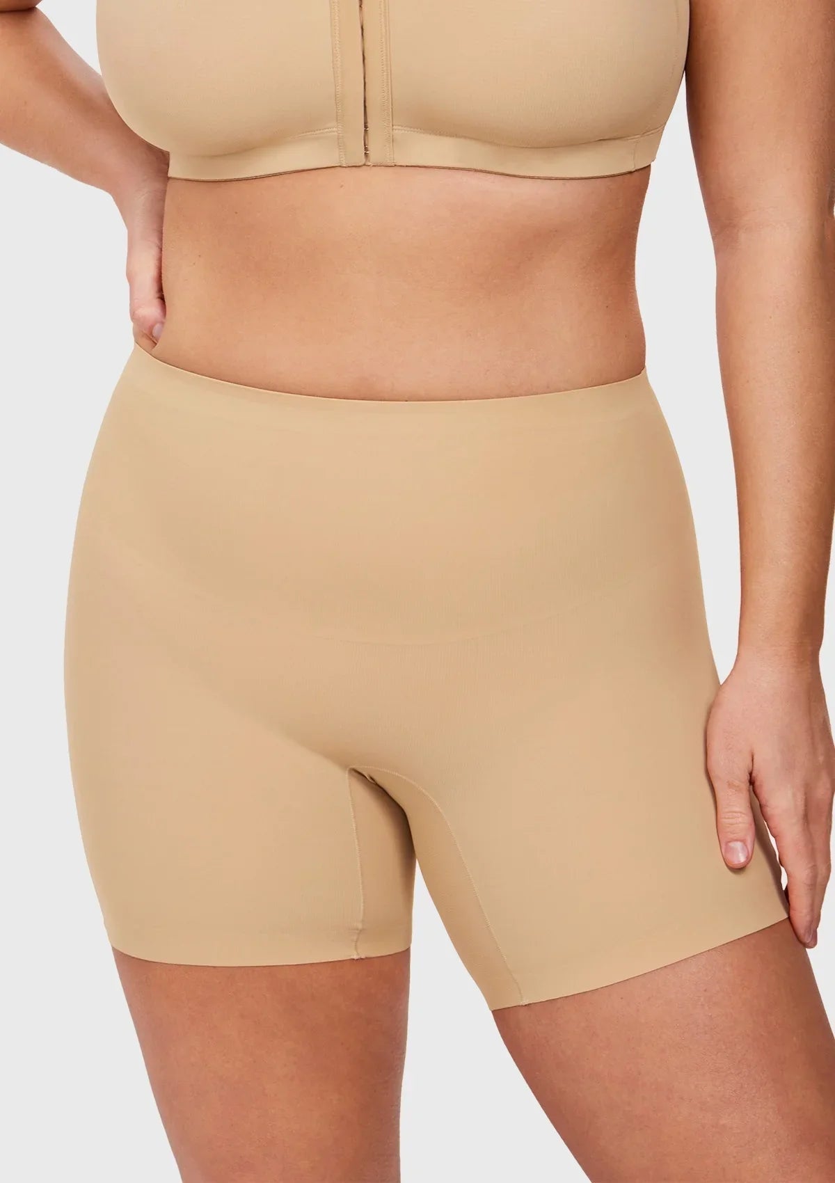 Songful High-Waist Seamless Tummy Control High Compression Shapewear Short