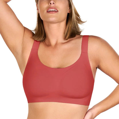 Songful Smooth Fit U-Neck Plus Size Wireless All-Day Comfort Full Coverage T-shirt Bra