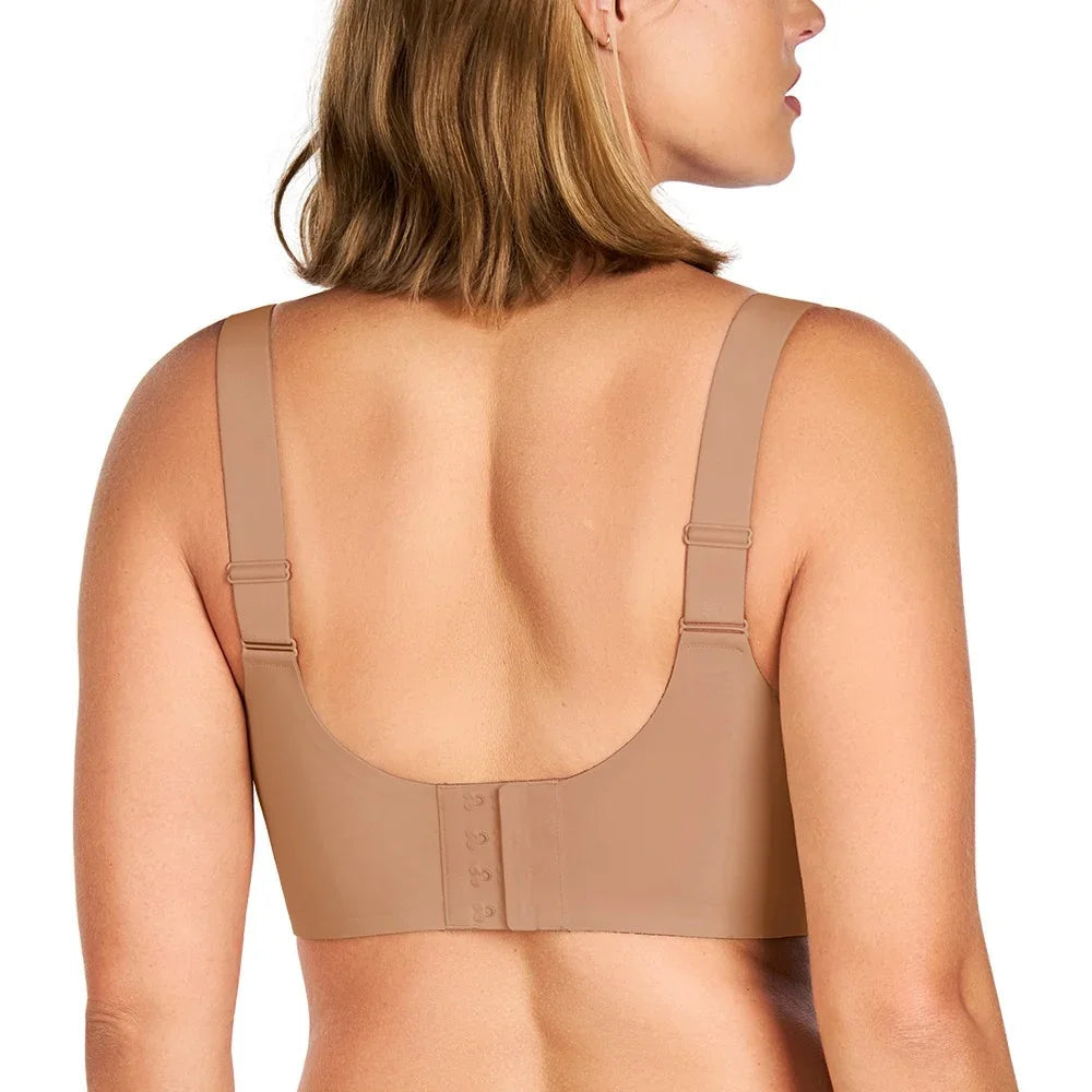 Songful Smooth Fit U-Neck Plus Size Wireless All-Day Comfort Full Coverage T-shirt Bra