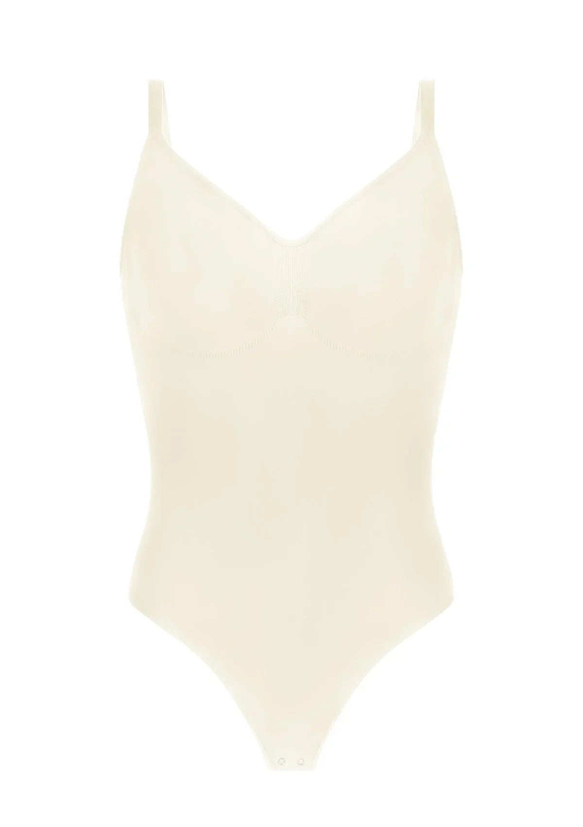 Songful V-Neck Tummy Control WireFree Seamless Bodysuit One Piece Shapewear