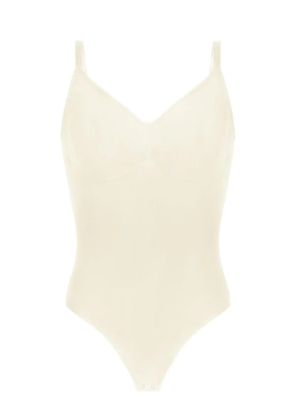 Songful V-Neck Tummy Control WireFree Seamless Bodysuit One Piece Shapewear