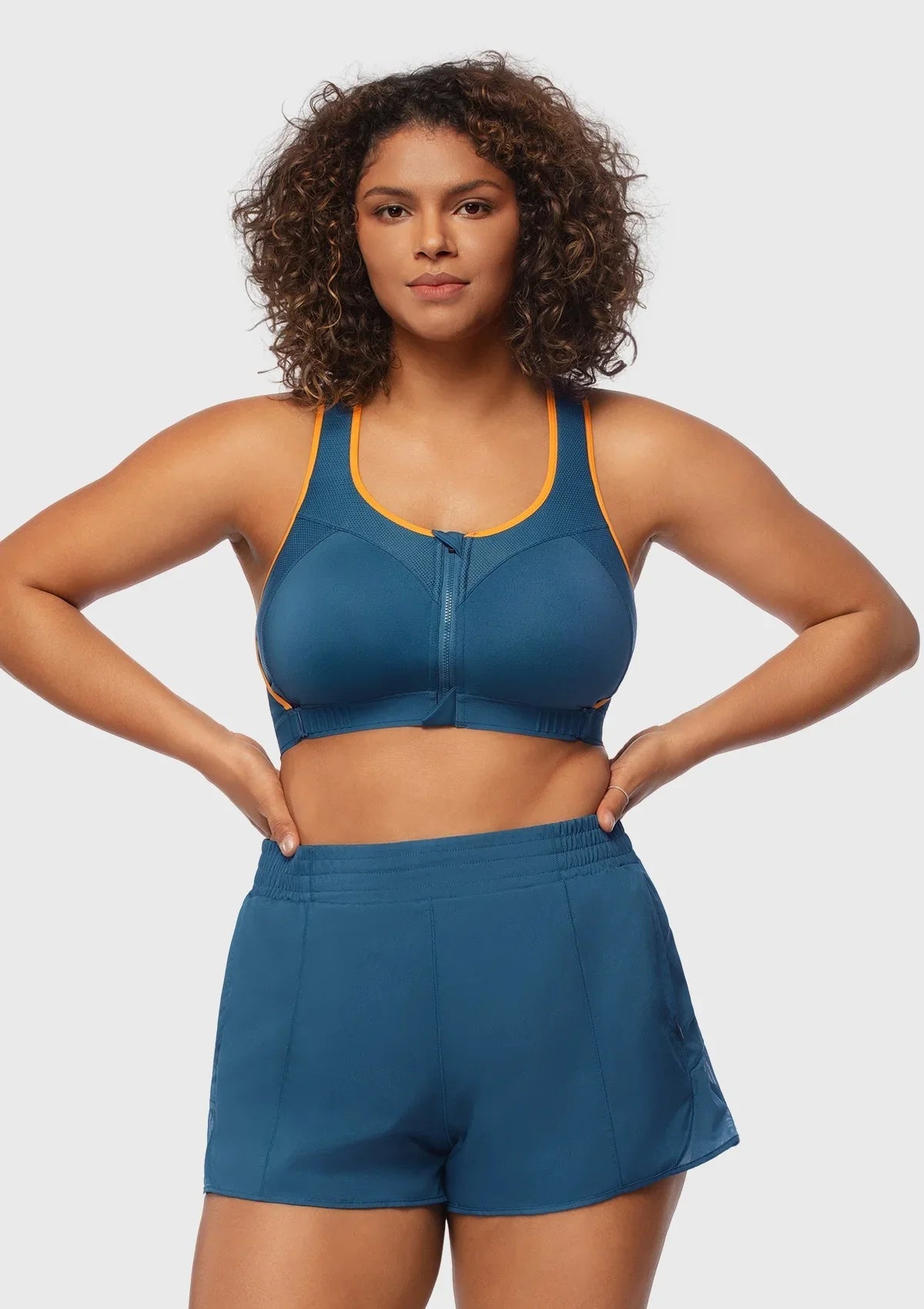 Speed Race High Impact Adjustable Racerback Sports Bra